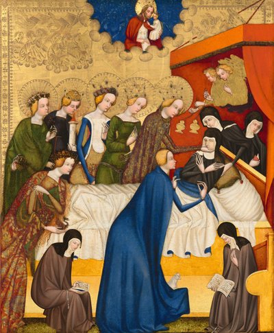 La mort de Sainte Claire - Master of Heiligenkreuz