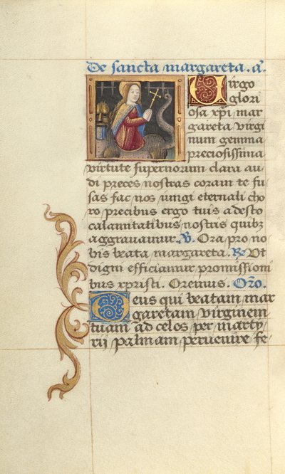 Sainte Marguerite et le dragon - Master of Jacques de Besançon
