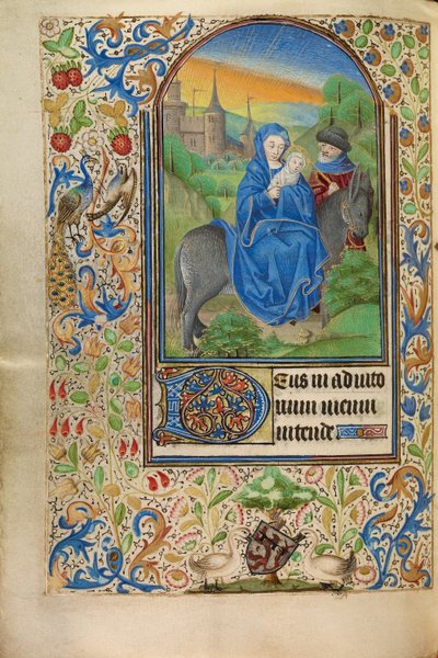 La fuite en Égypte - Master of Jacques of Luxembourg