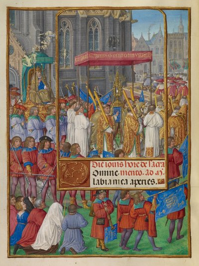 Procession pour la Fête-Dieu - Master of James IV of Scotland