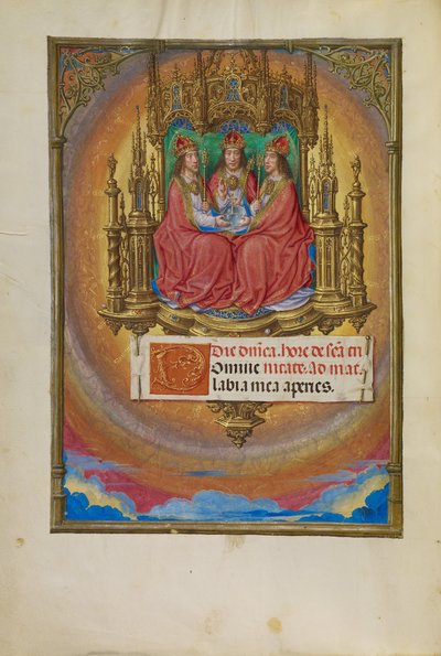 La Sainte Trinité en majesté - Master of James IV of Scotland