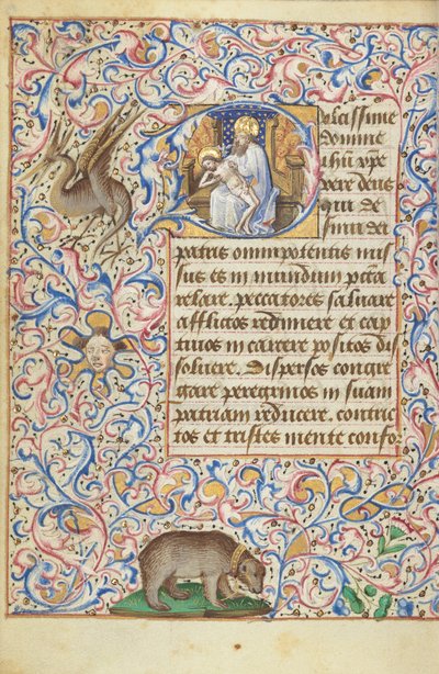 Le trône de la grâce Trinité - Master of Jean Rolin II (Hand B)