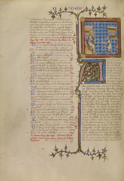 Saül avant Samuel - Master of Jean de Mandeville