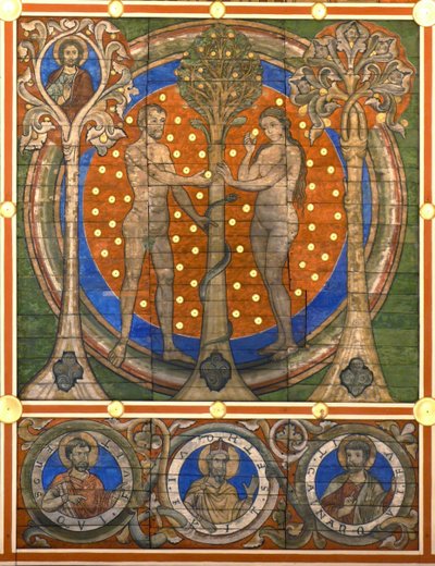 Adam et Ève (détail) - Master of Lower Saxony
