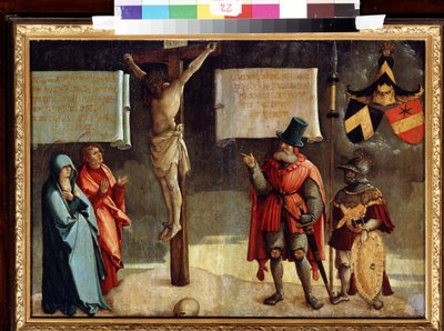 Crucifixion avec donateurs - Master of Messkirch