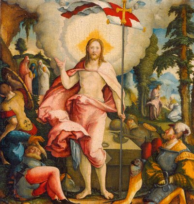 Allemand : Die Auferstehung Christi und Noli me tangere La résurrection du Christ et Noli me tangere - Master of Messkirch