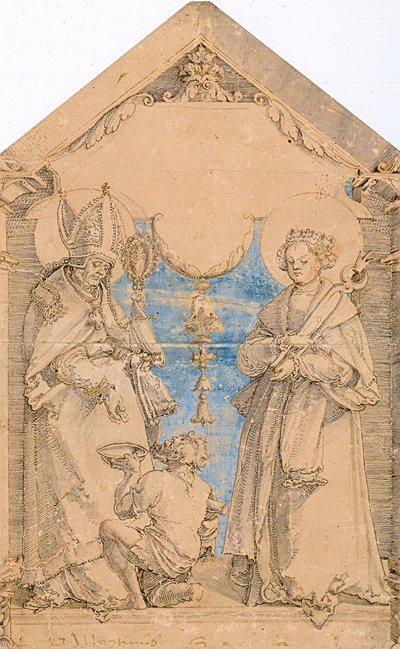 French : Les saints Martin et Apollonia - Master of Messkirch