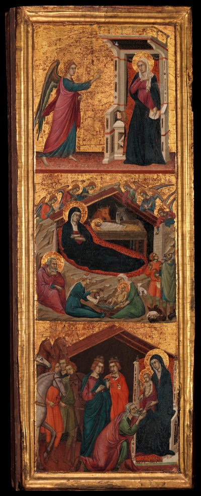 Saints et scènes de la vie de la Vierge, vers 1320 - Master of Monte Oliveto