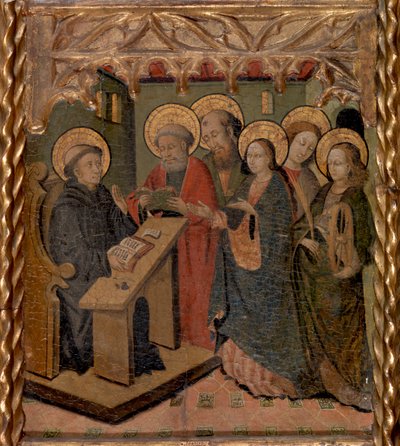 La Vierge Marie et les saints Pierre, Paul, Jean l