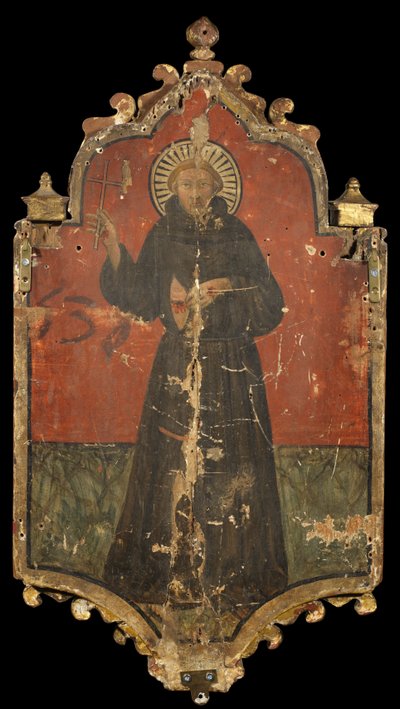 Saint François (verso), c.1400 - Master of Roncaiette (attr. to)
