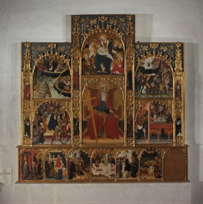 Retable avec scènes de la vie de Saint André, vers 1420-30 - Master of Roussillon