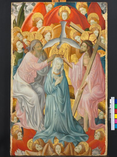 Le Couronnement de la Vierge avec la Trinité, vers 1400 - Master of Rubielos de Mora