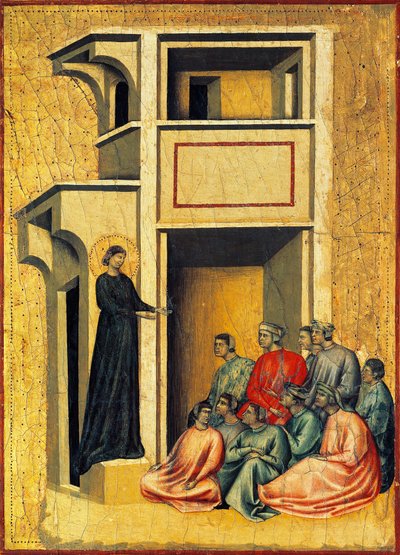 Sainte Cécile convertissant les soldats du préfet (détail) - Master of Saint Cecilia