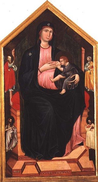 Madone et enfant avec saints - Master of San Gaggio