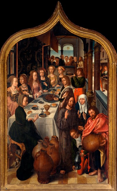 Triptyque : « Les noces de Cana » - Master of San Lorenzo
