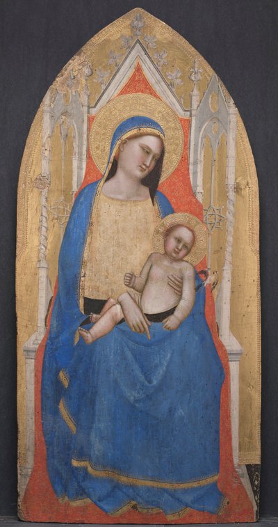 Madone et Enfant en majesté, vers 1350 - Master of San Lucchese