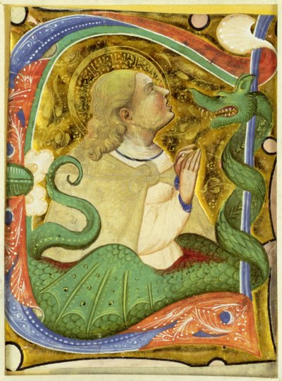 Initiale historiée 