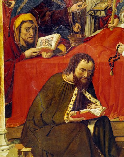 La Mort de la Vierge (détail) - Master of Santa Maria del Campo