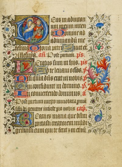Initiale D : La fuite en Égypte - Master of Sir John Fastolf