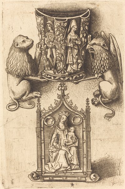 Conception pour un gobelet et un pax - Master of St. Sebastian