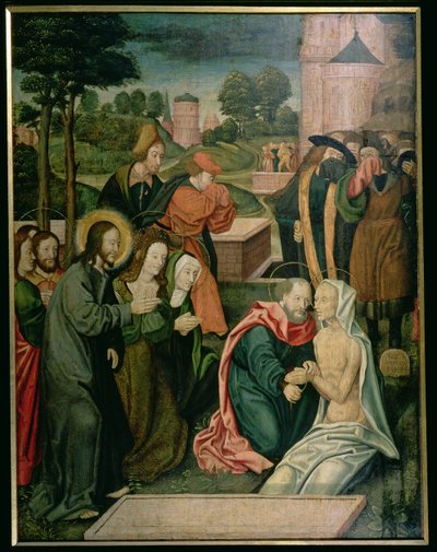 La résurrection de Saint Lazare (détail) - Master of St. Severin