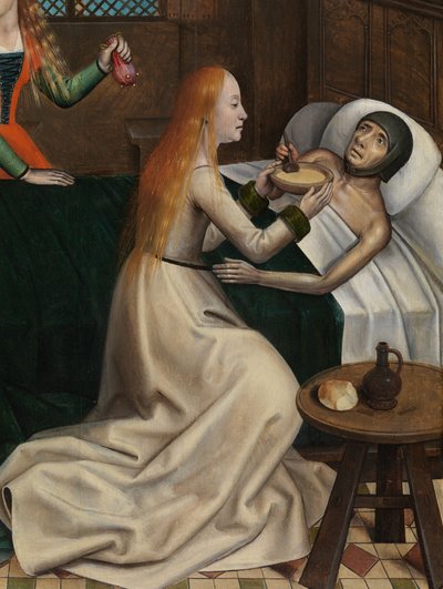 (détail) - Master of The Legend of St. Lucy