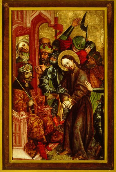 Christ devant Pilate, Vlad III en tant que Ponce Pilate, vers 1463-1464 - Master of Velenje Panels