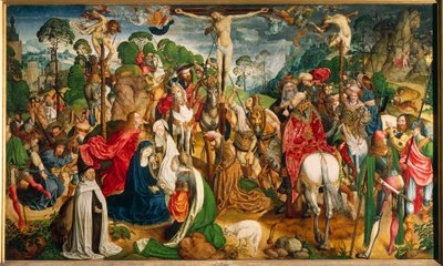 Retable montrant la Passion du Christ - Master of the Aachen Altar