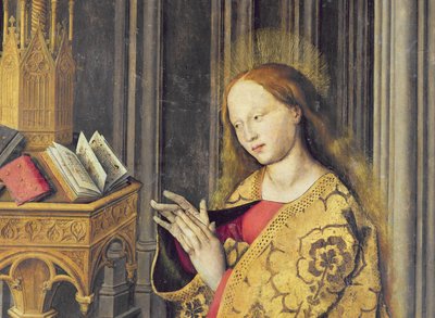 La Vierge Marie lisant un livre d