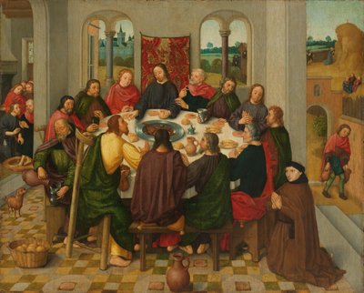 La Cène, c. 1485-1500 - Master of the Amsterdam Death of the Virgin