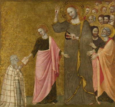 La vision de sainte Claire de Rimini par Francesco da Rimini - Master of the Blessed Clare of Rimini