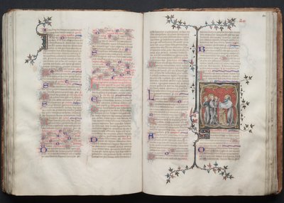 Le Missel de Gotha : Fol. 107v, Texte, c. 1375 - Master of the Boqueteaux