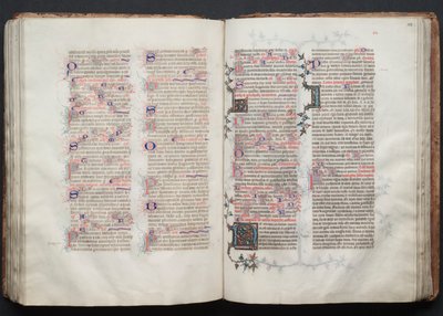 Le Missel de Gotha : Fol. 113r, Texte, vers 1375 - Master of the Boqueteaux