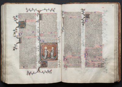 Le Missel de Gotha :  Fol. 114v, Saint-Pierre et Saint-Paul - Master of the Boqueteaux