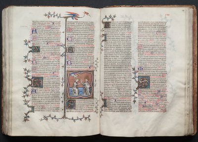 Le Missel de Gotha : Fol. 120r, Texte, c. 1375 - Master of the Boqueteaux