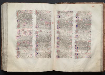 Le Missel de Gotha: Fol. 137v, Texte, vers 1375 - Master of the Boqueteaux