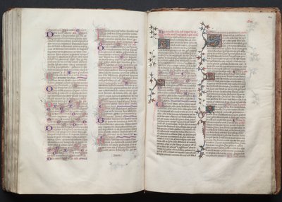 Le Missel de Gotha : Fol. 144r, Texte, vers 1375 - Master of the Boqueteaux