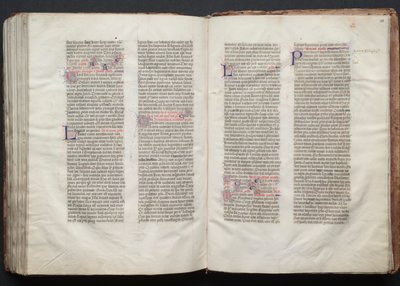 Le Missel de Gotha: Fol. 151r, Texte, vers 1375 - Master of the Boqueteaux