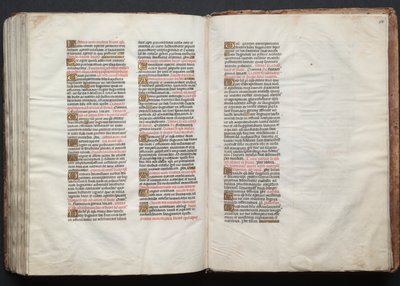Le Missel de Gotha : Fol. 158r, Texte, vers 1375 - Master of the Boqueteaux