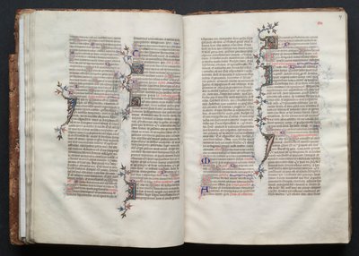Le Missel de Gotha : Fol. 26v, Texte, c. 1375 - Master of the Boqueteaux