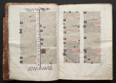 Le Missel de Gotha: Fol. 2v, Texte, vers 1375 - Master of the Boqueteaux