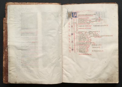 Le Missel de Gotha : Fol. 5r, Texte, vers 1375 - Master of the Boqueteaux