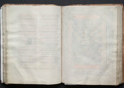 Le Missel de Gotha : Fol. 63r, Texte, vers 1375 - Master of the Boqueteaux