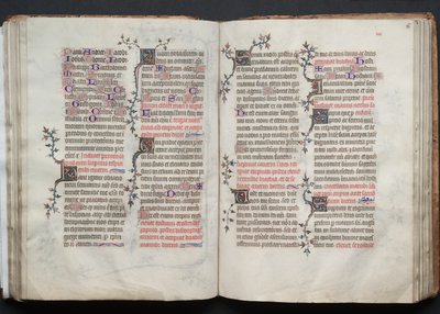 Le Missel de Gotha : Fol. 66r, Texte, vers 1375 - Master of the Boqueteaux