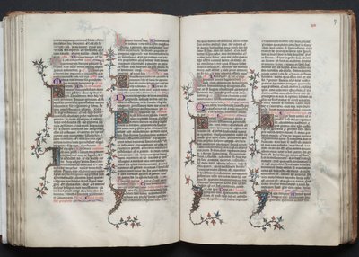 Le Missel de Gotha : Fol. 87r, Texte - Master of the Boqueteaux