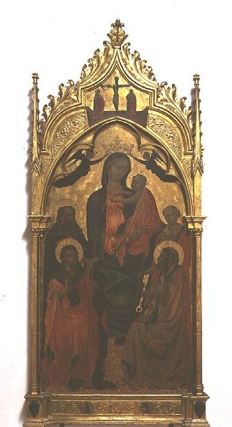 Madone et Enfant avec des Saints - Master of the Borgo alla Collina