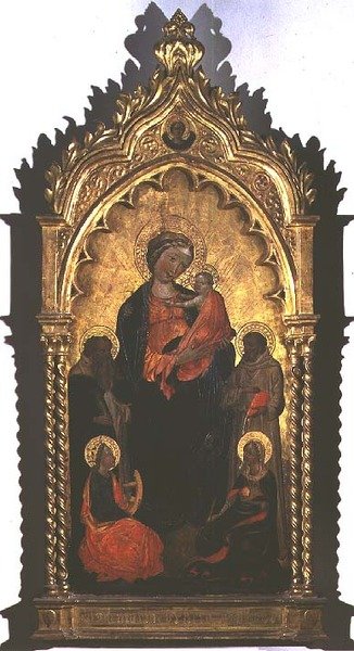 Madone et Enfant avec des Saints - Master of the Borgo alla Collina