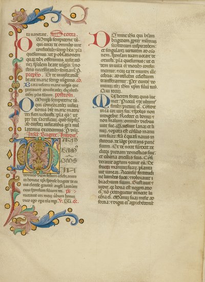 Initiale G décorée - Master of the Brussels Initials