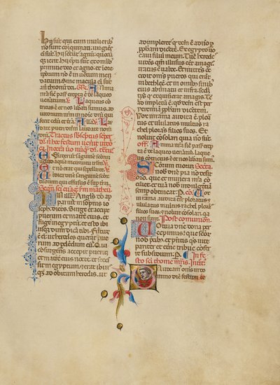 Initial G : Saint Thomas Becket - Master of the Brussels Initials