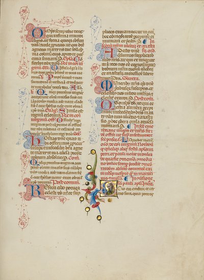 Initiale S : Saint Paul - Master of the Brussels Initials
